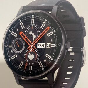 Black Smart Watch,Bluetooth, Blood Pressure